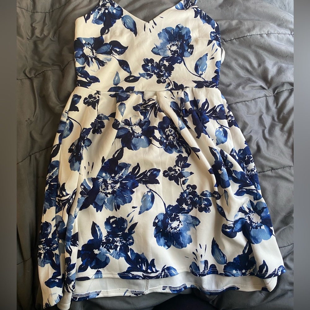 Floral mini dress